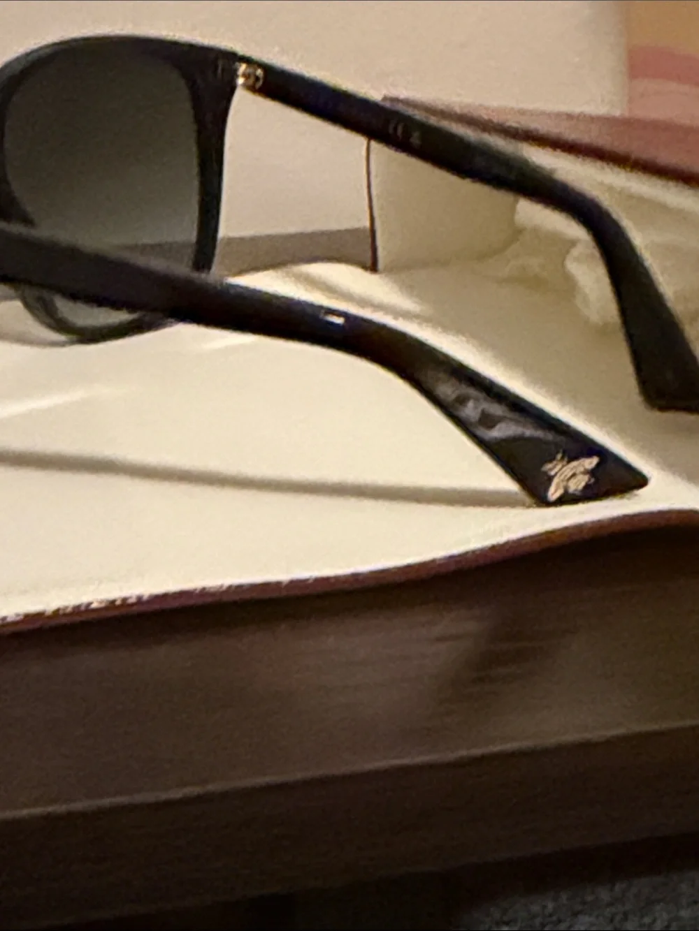 Gucci Cateye Square with red leather Gucci case